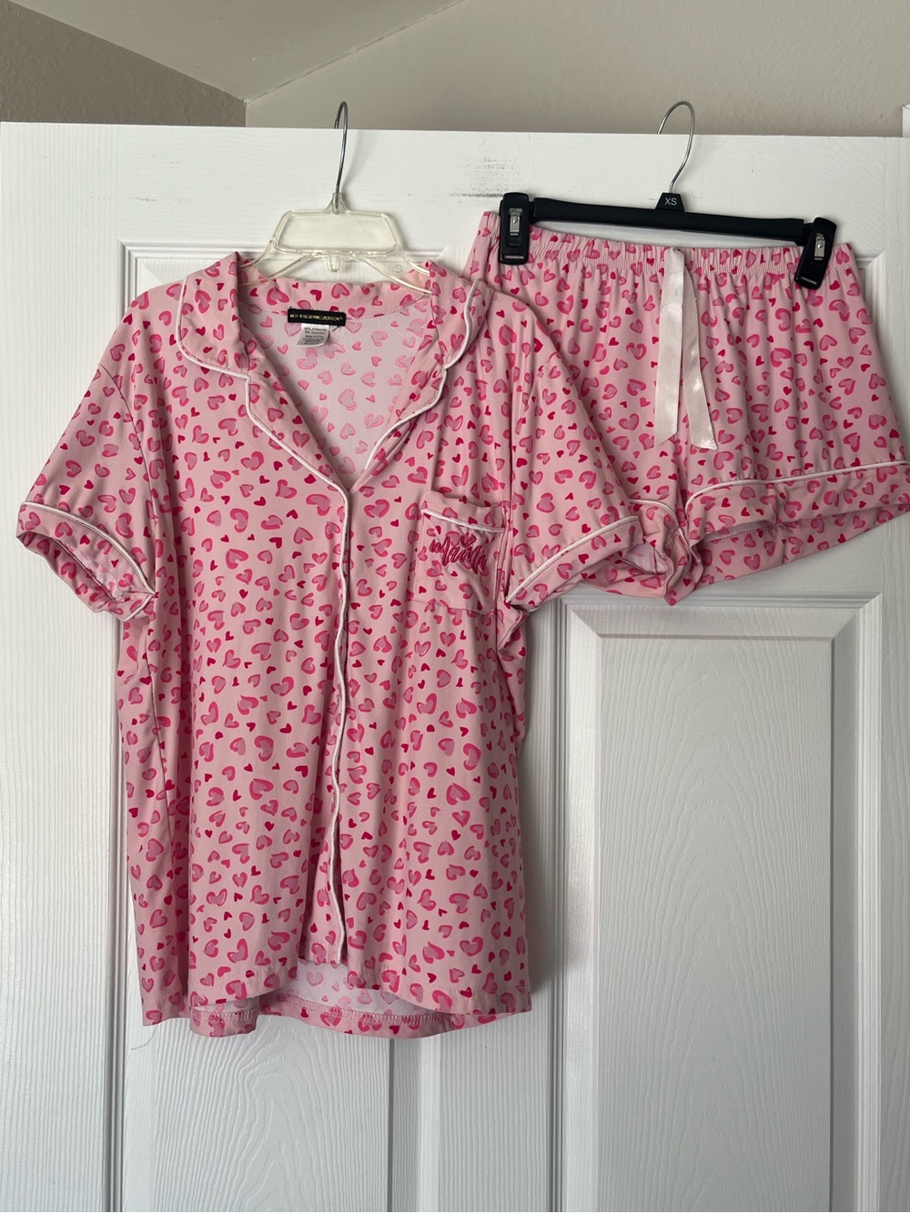 Not A Morning Person Leopard Print Pajama Set